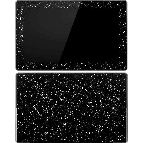 Black Speckle Surface Pro Tablet Skin